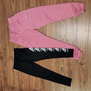 Adidas joggers and tights bundle